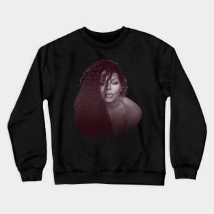 Janet Black Vintage Crewneck Sweatshirt